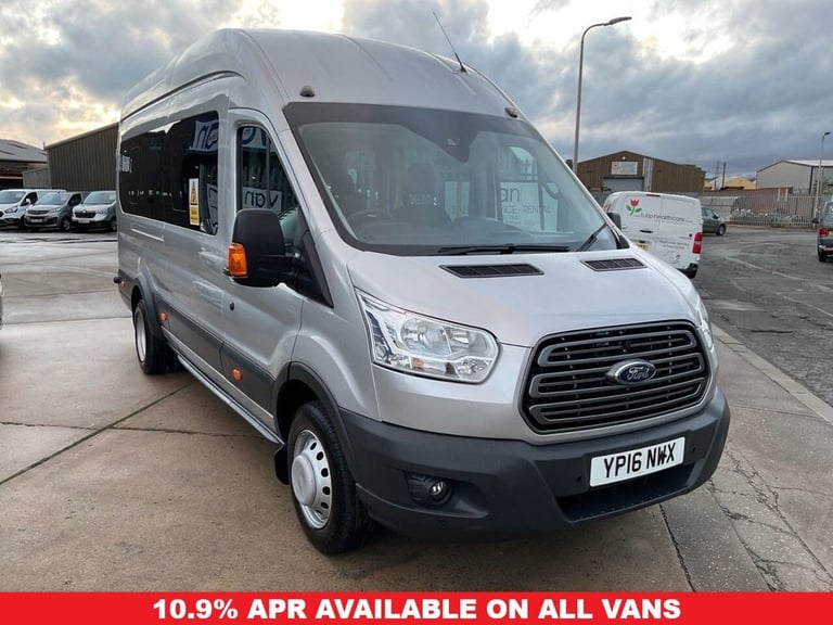 2016 Ford Transit 2.2 460 TREND H/R BUS 18 STR 124 BHP MINIBUS Diesel Manual