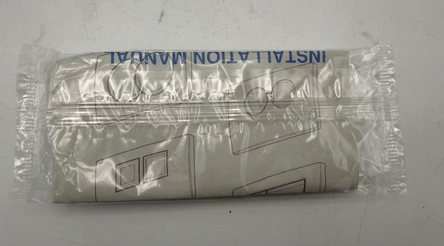 Geberit Delta50 WC Dual Flush Plate - Black Matt