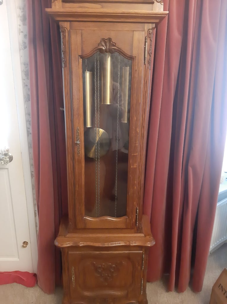 French Rococo Style grandfather clock Westminster