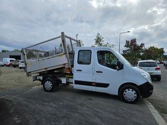 2018 ON 18 PLATE VAUXHALL MOVANO L2HI R 3500 CDTI 130BHP DOUBLE CAB TIPPER ULEZ