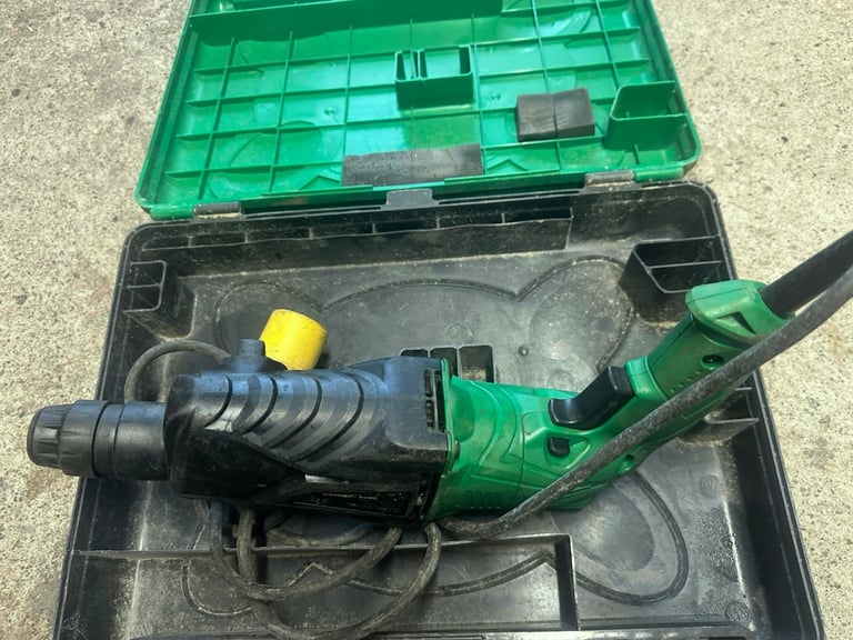 HITACHI DH 24PX 15/16 24mm koki Rotary Hammer drill 110v diy tools with carry case