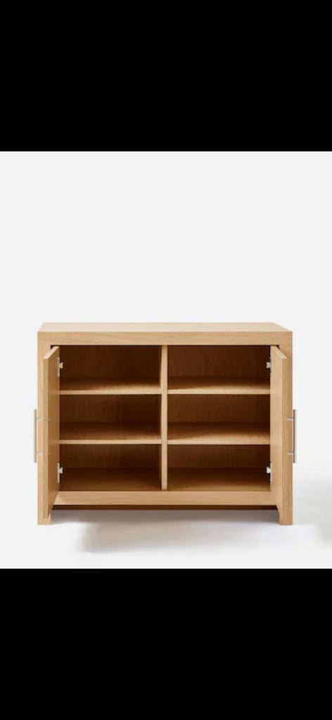 JD Williams Dakota Shoe Cabinet, Oak Effect