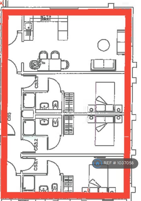 3 bedroom flat in Fox Street Village, Liverpool, L3 (3 bed) (#1037058)