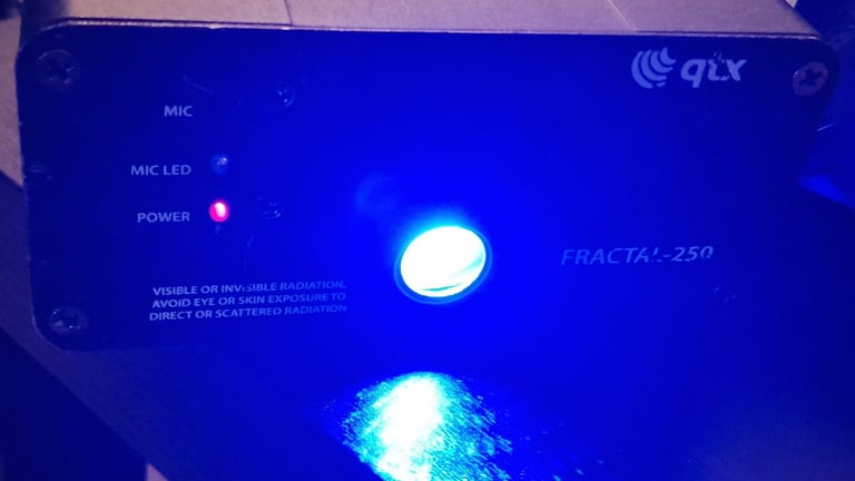 QTX Fractal-250 Green Blue Laser DJ Lighting Effect Equipment (PLEASE READ)