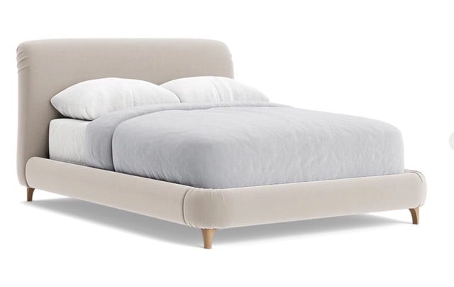 Beautiful Upholstered Double Bed