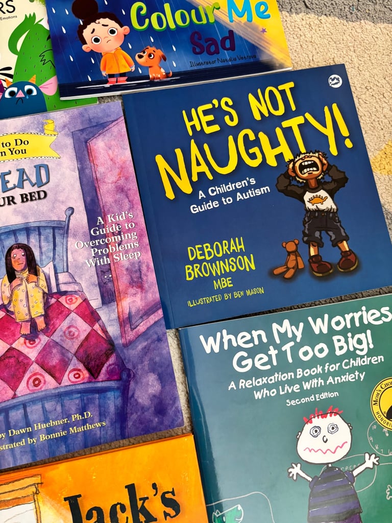Set of Anxiety/Autism/ Emotional books