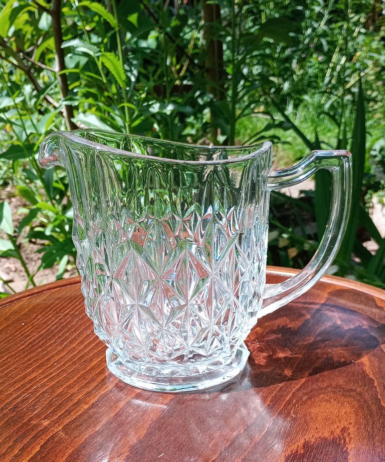 Vintage Pressed Glass Jug