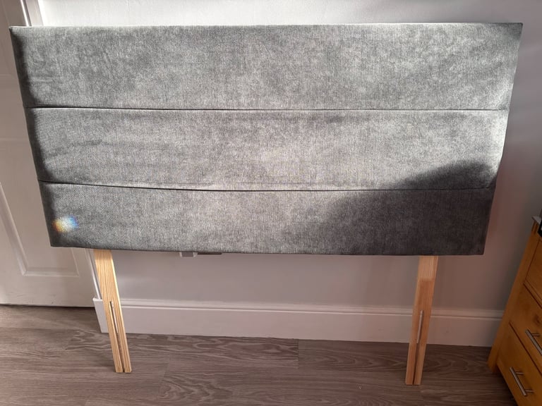 image for Fabric padded double headboard