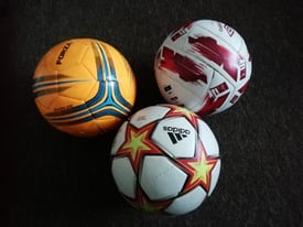 image for x3 Football training ball's as new 