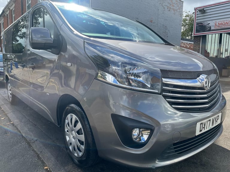 Vauxhall Vivaro 2900 1.6CDTI BiTurbo 125PS Sportive 6 Seat LWB Crew Van 2017/17