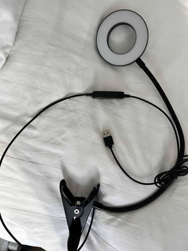 image for Clip on bedside lamp