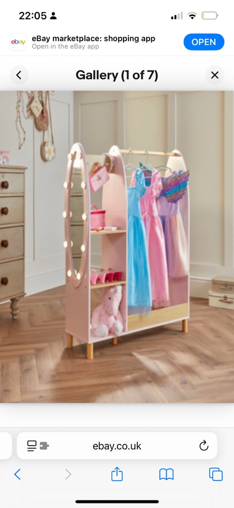 image for Girls dressing rail, used 