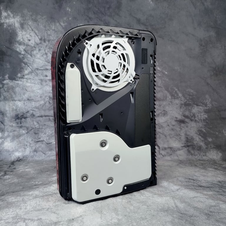 SONY PlayStation 5 - Disc Edition (CFI-1016A) 2 Controllers + Dbrand Darkplates + Damascus Holo Red