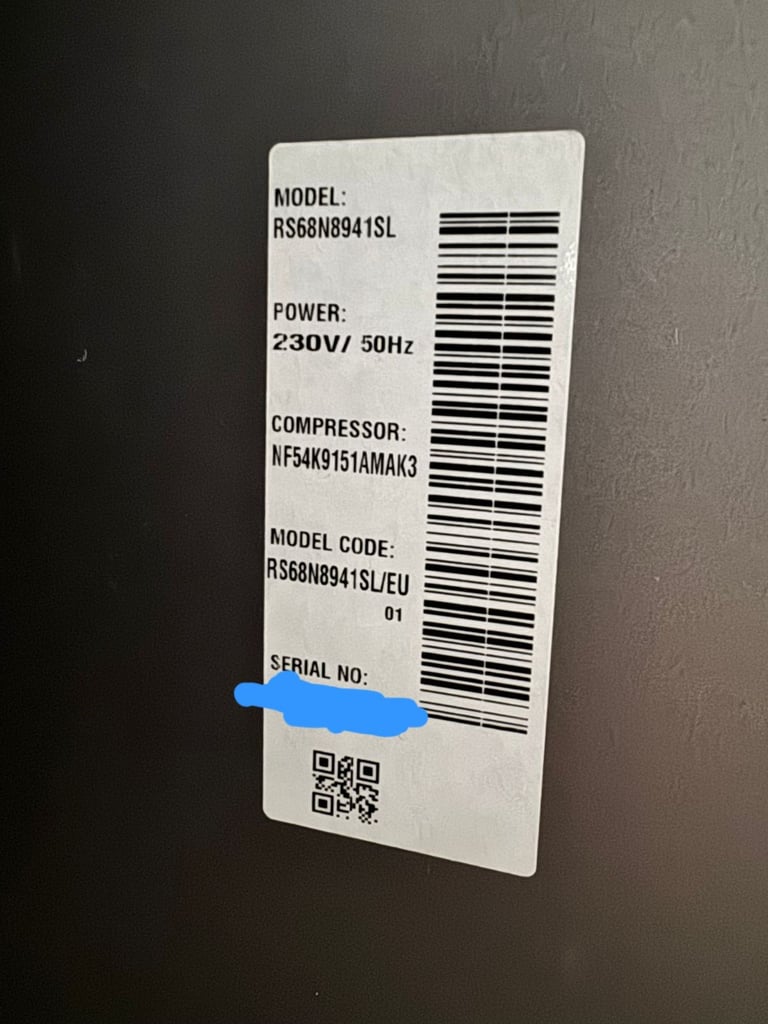 Samsung family hub american fridge freezer RRP £1949