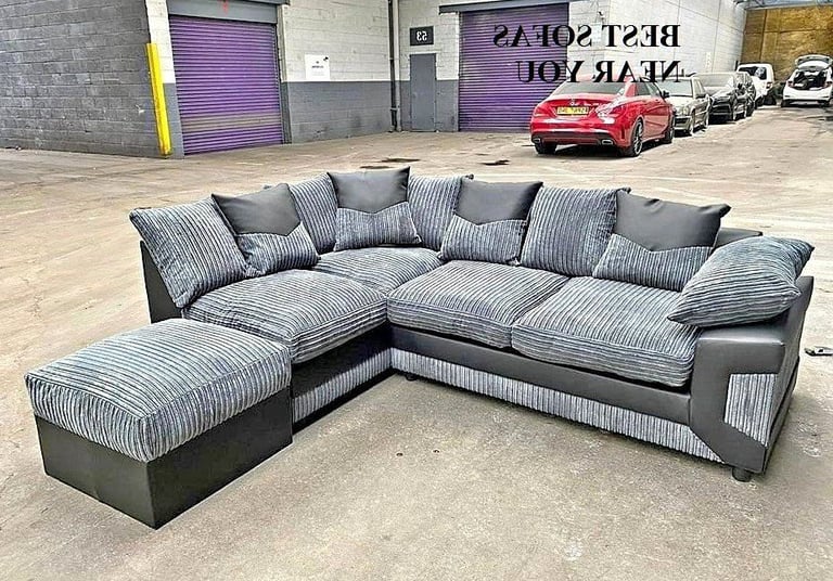 image for Dino sofa !! Luxury Dino Corner Sofa & 3 +2 Seater Fabric Sofa - Order Now 