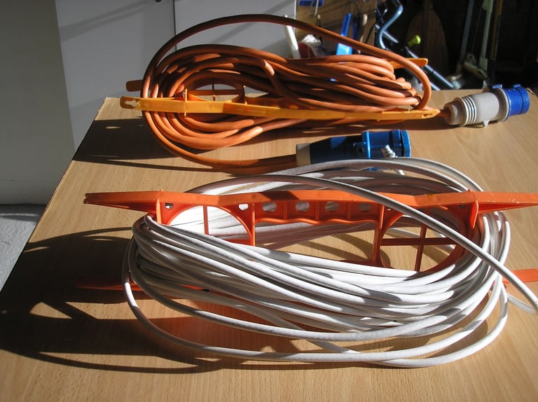 Caravan/Motorhome Electric Hook-Up & TV Coaxial Cable