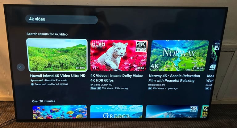 Smart TV 4k UHD 65 inch Fully Working order 