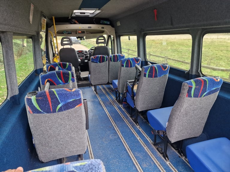 2015 Peugeot Boxer Red LWB 12 Seat Minibus  Drives Perfect  Disability Access