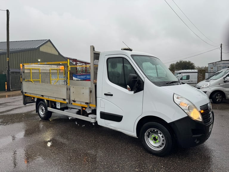 2018 Vauxhall Movano 2.3 CDTI BiTurbo L3 LWB DROPSIDE TAIL LIFT AIR CON UTILITY SPEC 37000 MILES ...