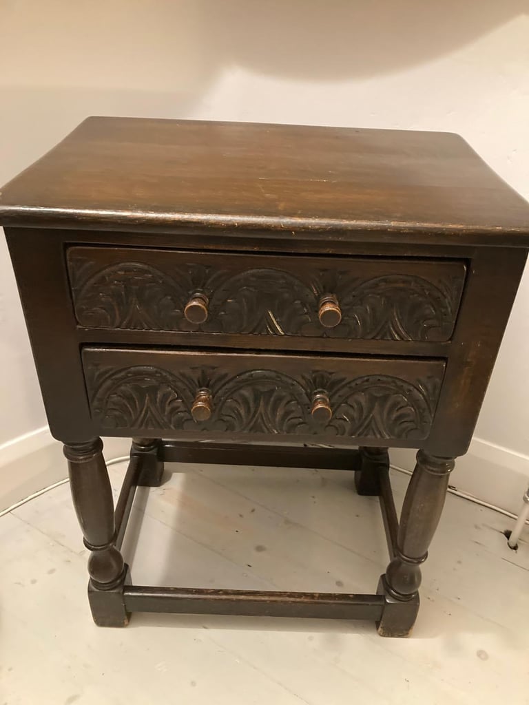early 20th century gothic-style carved oak court cupboard