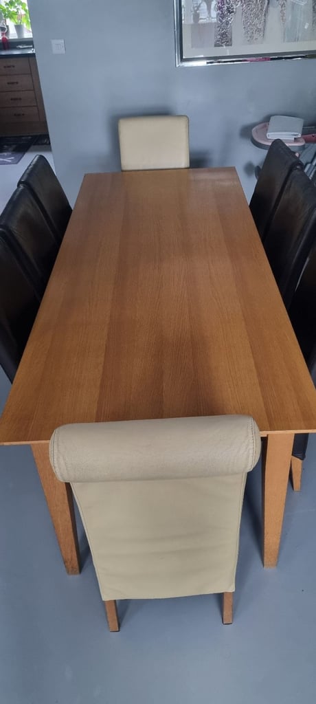 image for Dining table and 8 chairs 