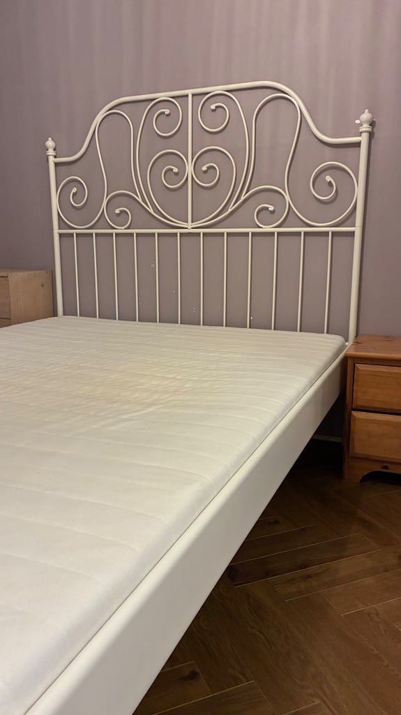 Ikea metal bed frame 