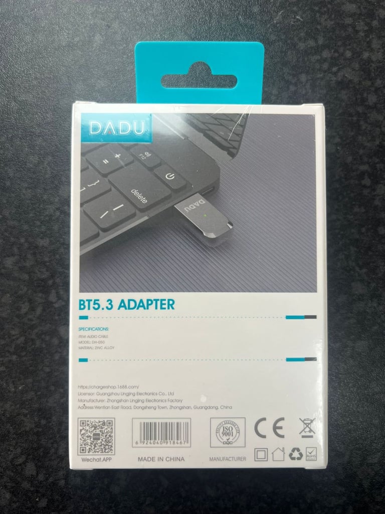 DADU B15.3 Audio Adapter – Compact & Durable Zinc Alloy Connector