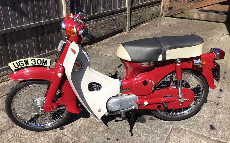 Honda C90 and C70 probably the best unrestored around 