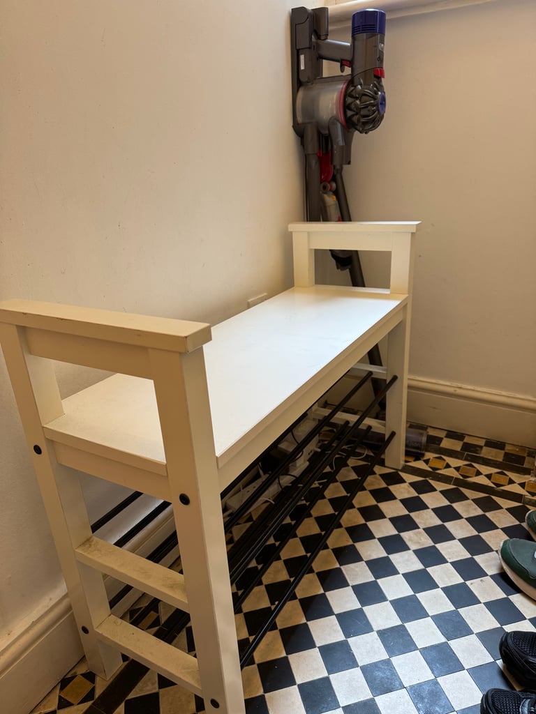 IKEA HEMNES Bench with Shoe Storage, 85x32x65 cm