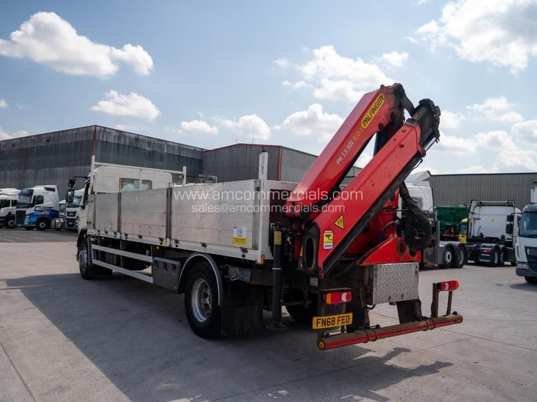 2018 (68) DAF LF 260 4X2 CRANE MOUNTED DROPSIDE FLATBED