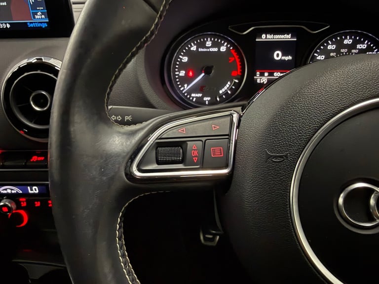 2015 65 AUDI S3 2.0 TFSI QUATTRO NAV 300BHP 4WD 3 DOOR HATCHBACK WHITE EURO 6