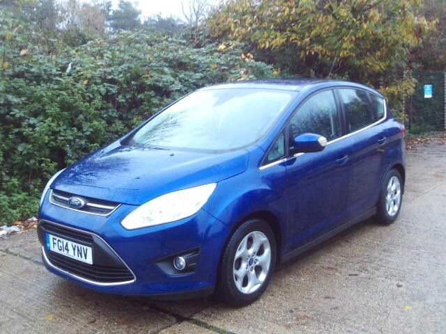 2014 Ford C-Max 1.6 Zetec 5dr Blue 48k Miles Years MOT Warranty MPV Petrol Manual