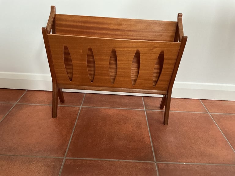 image for Mid century magazine rack with Scandinavian look
