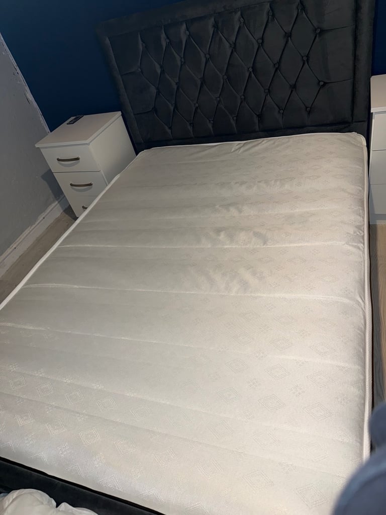 Double bed and mattress 