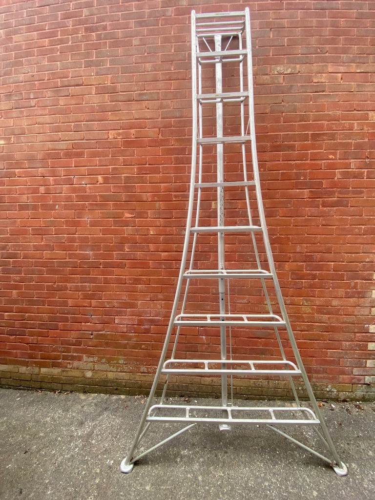 image for 3m/10ft aluminium tripod ladder. Arborist, tree surgery, gardening.