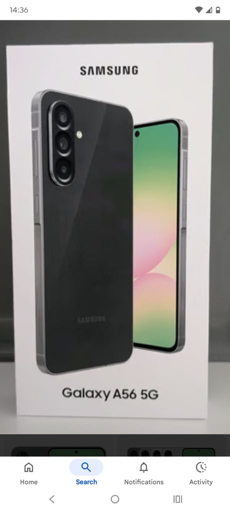 image for Samsung Galaxy A56 5G 256GB Graphite