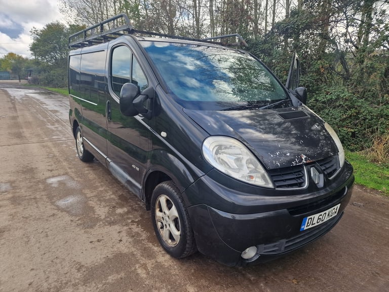 2011 Renault Trafic  Drives Perfect  5m MOT  SWB  Black  Ready to work