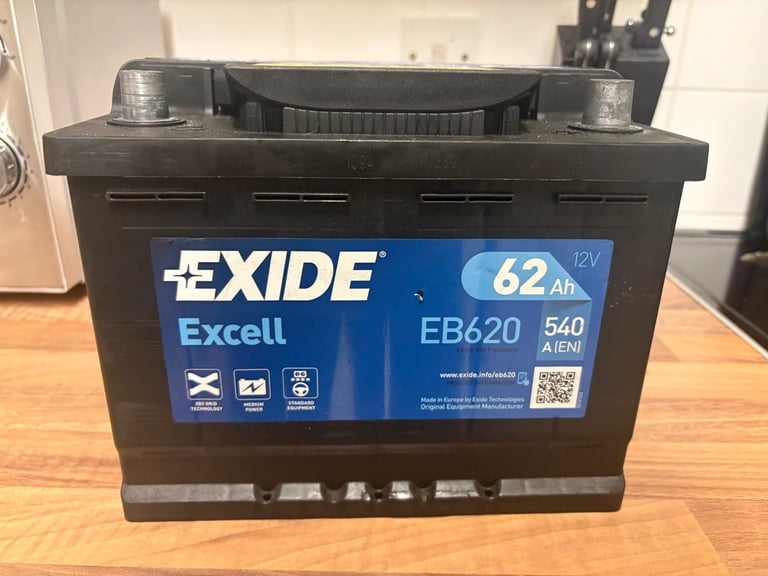 image for Exide excell car battery 