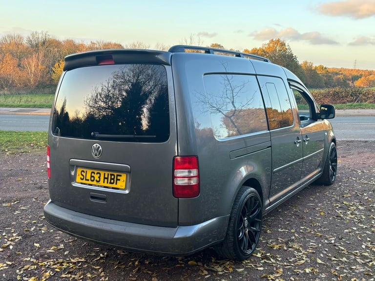 2013 Volkswagen Caddy Maxi 2.0 TDI 140PS Window Van*CREW CAB*TIMING BELT DONE*FULL SERVICE HISTOR...