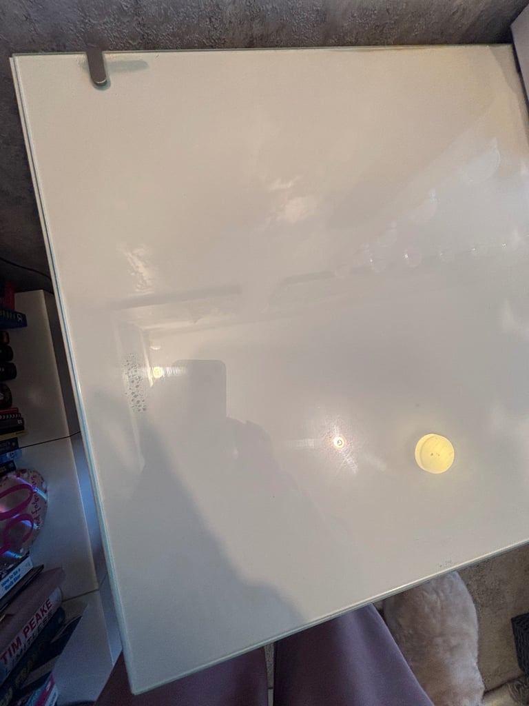 IKEA glass topped dressing table