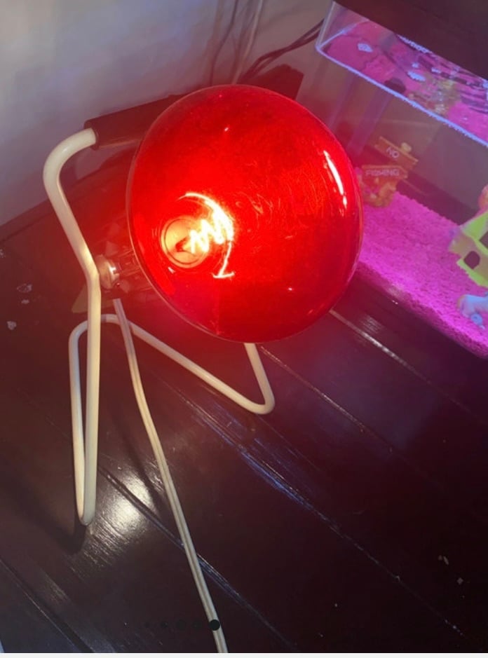 Vintage Philips Infraphil heat lamp 