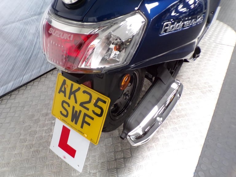 2025 SUZUKI ADDRESS 125 SCOOTER WITH L PLATES FITTED