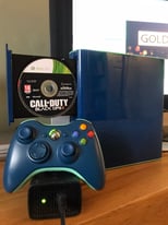 Microsoft Xbox 360 Slim 'E' Limited Edition 500GB Blue Console