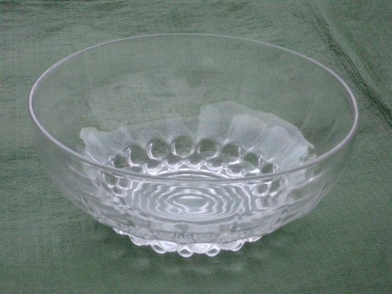 image for Round Cut Glass Bowl for £5.00