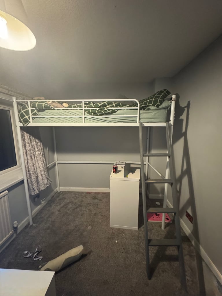 image for White high sleeper 