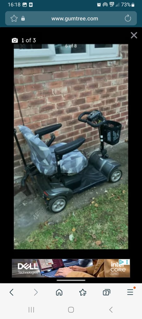  2 mobility scooters