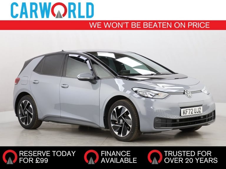 image for 2022 Volkswagen ID.3 Pro 58kWh Life Hatchback 5dr Electric Auto (145 ps) Hatchback ELECTRIC Autom...
