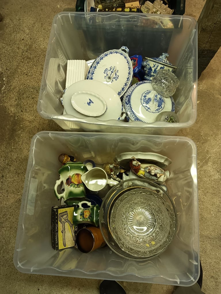 image for Job lot of old pottery 