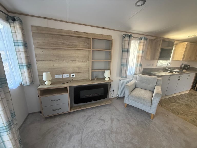 OFF SITE static caravan Scotland double glazed & heated 2 bed ABI Blenheim 39x12