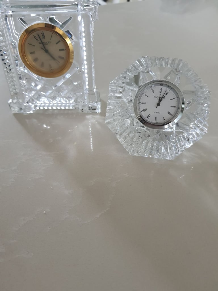 image for Waterford crystal clocks